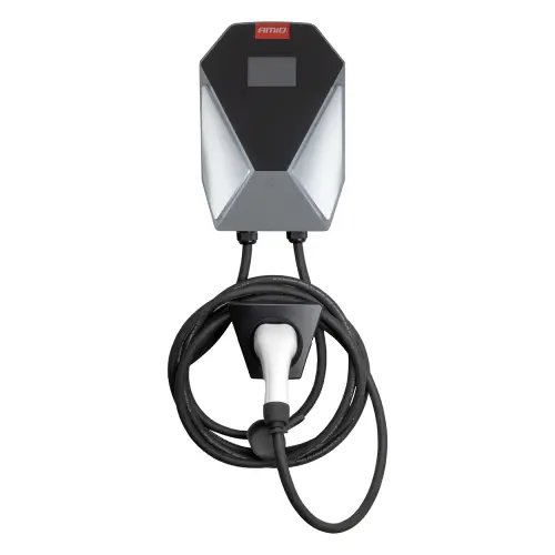 Ścienna ładowarka samochodu elektrycznego EV wallbox trójfazowa 11kW 16A 400V AMIO-04842