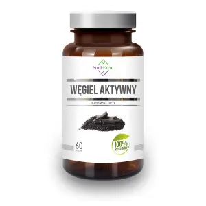 WĘGIEL AKTYWNY (180 mg) 60 KAPSUŁEK - SOUL FARM