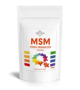MSM SIARKA ORGANICZNA PROSZEK 200 g - SOUL FARM