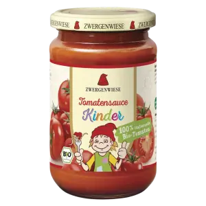 SOS POMIDOROWY DLA DZIECI BEZGLUTENOWY BIO 340 ml - ZWERGENWIESE