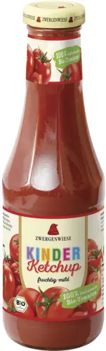 KETCHUP DLA DZIECI BEZGLUTENOWY BIO 500 ml - ZWERGENWIESE