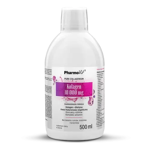 SUPLEMENT DIETY KOLAGEN (10 000 mg) W PŁYNIE BEZGLUTENOWY 500 ml - PHARMOVIT