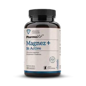 MAGNEZ + WITAMINA B6 ACTIV BEZGLUTENOWY 120 KAPSUŁEK - PHARMOVIT (CLASSIC)