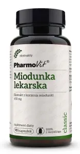 MIODUNKA LEKARSKA EKSTRAKT (450 mg) BEZGLUTENOWY 90 KAPSUŁEK - PHARMOVIT (CLASSIC)