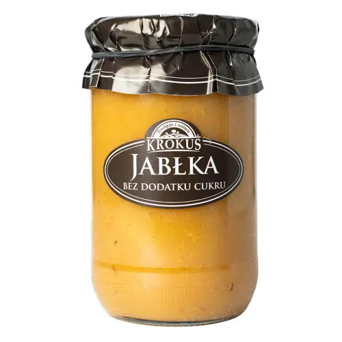 JABŁKA BEZ DODATKU CUKRÓW BEZGLUTENOWE 680 g - KROKUS