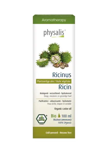 OLEJEK KOSMETYCZNY RYCYNOWY ECO 100 ml - PHYSALIS