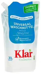 PŁYN DO PRANIA Z ORZECHÓW MYDLANYCH UNIWERSALNY SENSITIVE ECO 1,5 L (33 PRANIA) - KLAR