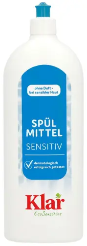 PŁYN DO MYCIA NACZYŃ SENSITIVE ECO 1 L - KLAR