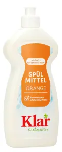 PŁYN DO MYCIA NACZYŃ POMARAŃCZOWY SENSITIVE ECO 500 ml - KLAR
