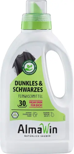 PŁYN DO PRANIA CIEMNYCH UBRAŃ (KONCENTRAT) ECO 750 ml (30 PRAŃ) - ALMAWIN