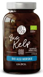 ALGI MORSKIE KELP BIO 120 TABLETEK - DIET-FOOD