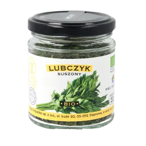LUBCZYK SUSZONY BEZGLUTENOWY BIO 20 g - PIĘĆ PRZEMIAN