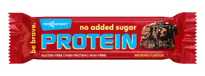 BATON PROTEINOWY BROWNIE W CZEKOLADZIE MLECZNEJ BEZ DODATKU CUKRÓW BEZGLUTENOWY 40 g - MAXSPORT