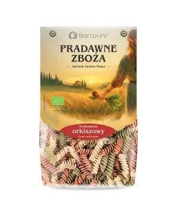 MAKARON (ORKISZOWY 3-SMAKOWY) ŚWIDERKI BIO 250 g - BARTOLINI (PRADAWNE ZBOŻA)