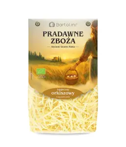 MAKARON (3-JAJECZNY ORKISZOWY) KRAJANKA BIO 250 g - BARTOLINI (PRADAWNE ZBOŻA)