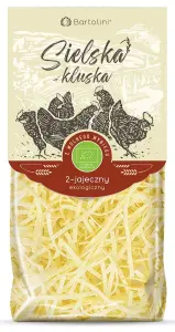 MAKARON (2-JAJECZNY SEMOLINOWY) KRAJANKA BIO 250 g - BARTOLINI (SIELSKA KLUSKA)