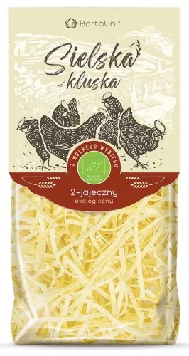 MAKARON (2-JAJECZNY SEMOLINOWY) KRAJANKA BIO 250 g - BARTOLINI (SIELSKA KLUSKA)