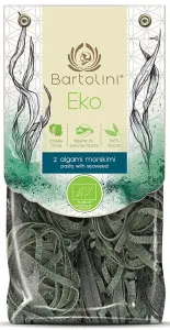 MAKARON (SEMOLINOWY Z ALGAMI MORSKIMI) GNIAZDA TAGLIATELLE BIO 250 g - BARTOLINI