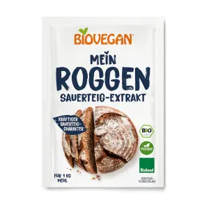 ZAKWAS CHLEBOWY ŻYTNI W PROSZKU BIO 30 g - BIOVEGAN