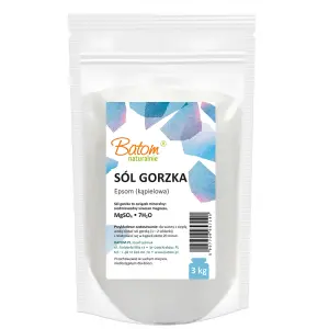 SÓL GORZKA EPSOM (KĄPIELOWA) 3 kg - BATOM