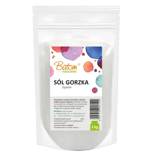 SÓL GORZKA EPSOM (KĄPIELOWA) 1 kg - BATOM