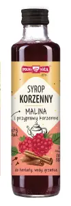 SYROP KORZENNY Z MALINAMI 250 ml - POLSKA RÓŻA