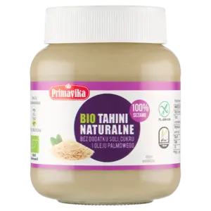 TAHINI (PASTA SEZAMOWA) BEZGLUTENOWE BIO 350 g - PRIMAVIKA