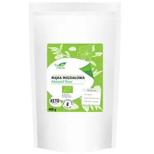 MĄKA MIGDAŁOWA BEZGLUTENOWA BIO 400 g - BIO PLANET