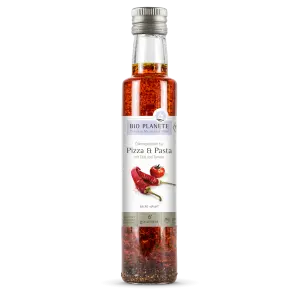 OLEJ DO PIZZY I MAKARONU Z OLIWĄ, POMIDORAMI I CHILI BIO 250 ml - BIO PLANETE