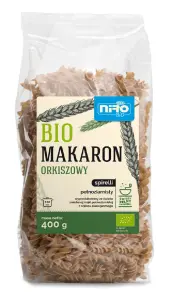 MAKARON (ORKISZOWY RAZOWY) ŚWIDERKI BIO 400 g - NIRO