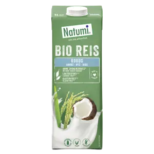 NAPÓJ RYŻOWO - KOKOSOWY BEZ DODATKU CUKRÓW BEZGLUTENOWY BIO 1 L - NATUMI