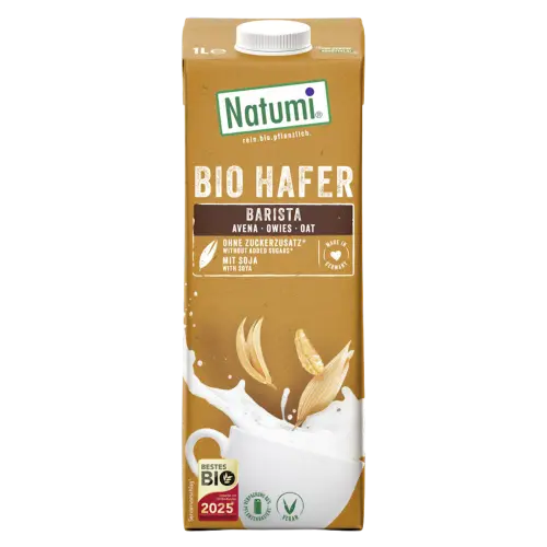 NAPÓJ OWSIANO - SOJOWY BARISTA BEZ DODATKU CUKRÓW BIO 1 L - NATUMI