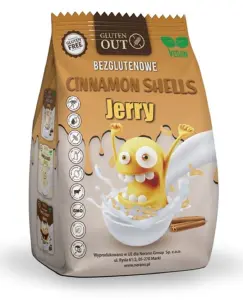 MUSZELKI ZBOŻOWE CYNAMONOWE BEZGLUTENOWE 375 g - JERRY GLUTEN OUT