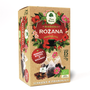 Herbatka RÓŻANA PIRAMIDKI BIO (15 x 3g) Dary Natury