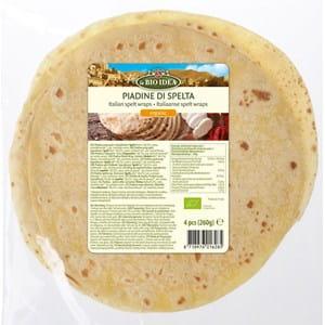 TORTILLA ORKISZOWA PIADINA BIO 260 G  LA BIO IDEA