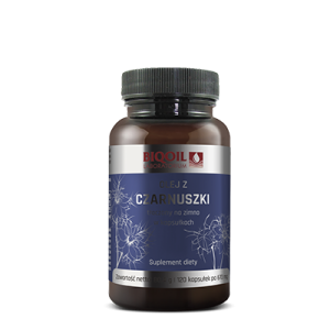 Olej z czarnuszki w kapsułkach, 120 szt,tłoczony na zimno Biqoil