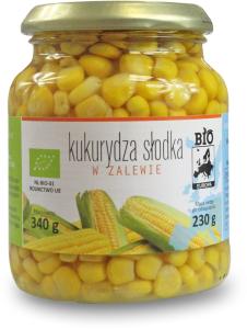 KUKURYDZA SŁODKA W ZALEIWE BIO 340 G (230 G) (SŁOIK) BIO PLANET